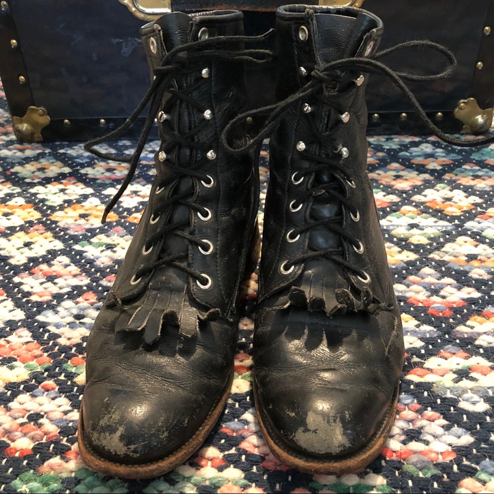 Vintage Justin leather boots